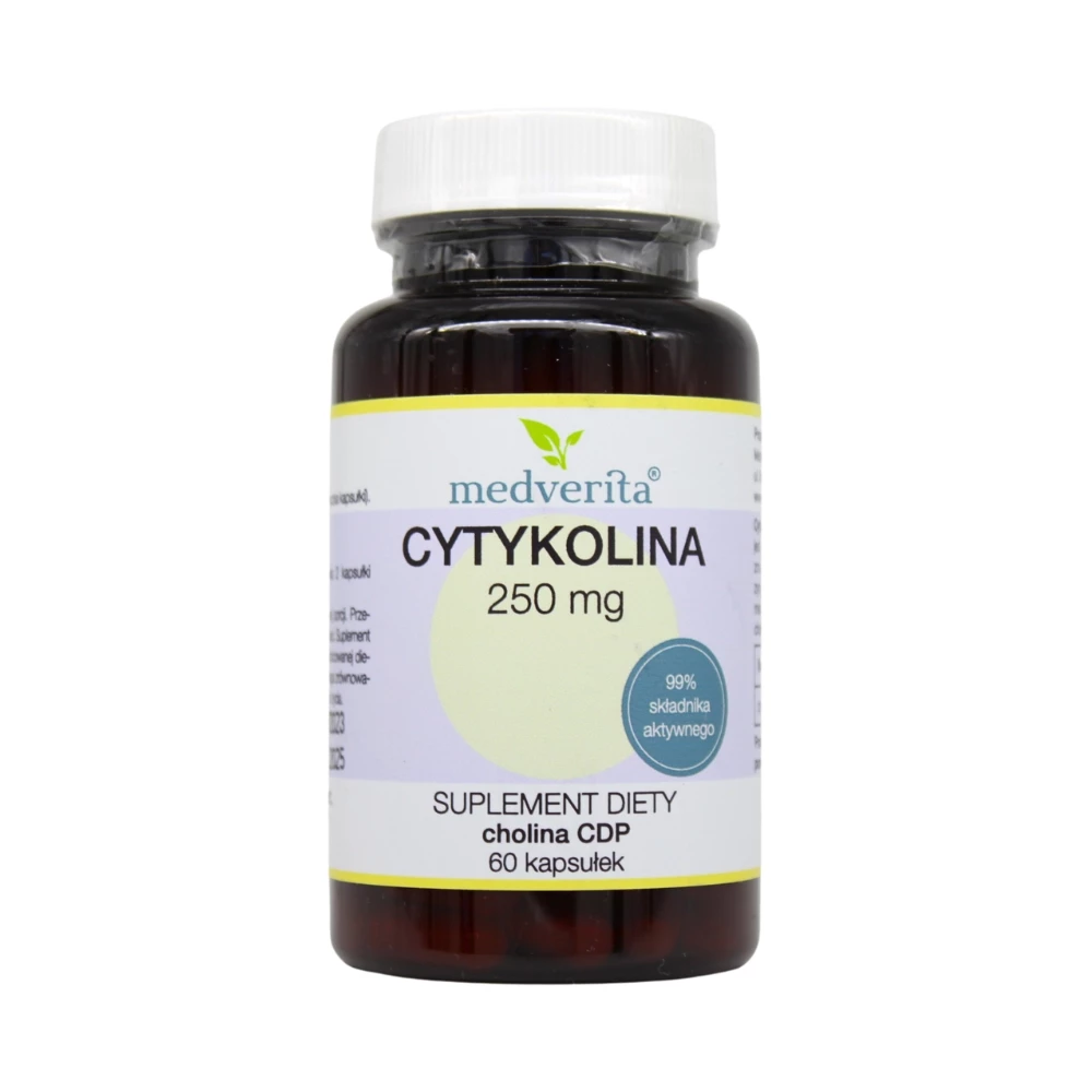 Medverita - Cytykolina (CDP Cholina) 250 mg - 60 kapsułek